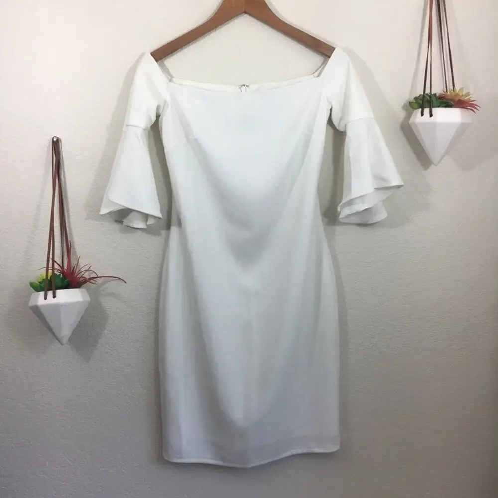 Laundry by shelli segal white bodycon dress 2 - Picture 2 of 7